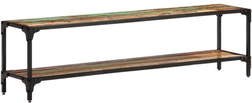 TV table 150x30x40 cm solid recycled wood - TV Table - Main image