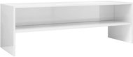 TV table white with high gloss 120x40x40 cm chipboard - TV Table