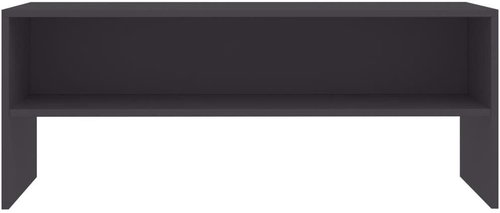TV table gray 100x40x40 cm chipboard - TV Table - Main image