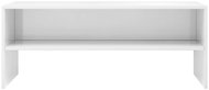 TV table white with high gloss 100x40x40 cm chipboard - TV Table