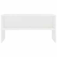 TV stolík biely 80 × 40 × 40 cm drevotrieska - TV stolík