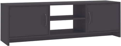 TV table gray 120x30x37,5 cm chipboard - TV Table - Main image