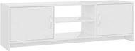 TV table white with high gloss 120x30x37,5 cm chipboard - TV Table