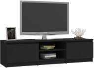 TV stolek černý 140x40x35,5 cm dřevotříska - TV stolek