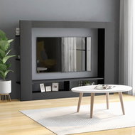 TV table gray 152x22x113 cm chipboard - TV Table