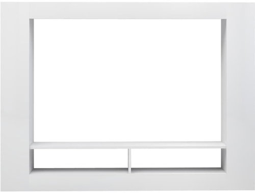 TV table white with high gloss 152x22x113 cm chipboard - TV Table - Main image