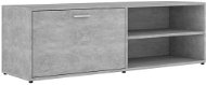 TV stolík betónovo sivý 120 × 34 × 37 cm drevotrieska - TV stolík