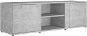 TV table concrete gray 120x34x37 cm chipboard - TV Table