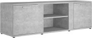 TV stolík betónovo sivý 120 × 34 × 37 cm drevotrieska - TV stolík