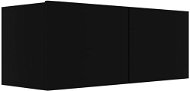 TV table black 80x30x30 cm chipboard - TV Table