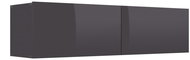 TV table gray with high gloss 120x30x30 cm chipboard - TV Table