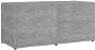 TV table concrete gray 80x34x36 cm chipboard - TV Table
