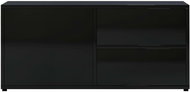 TV table black with high gloss 80x34x36 cm chipboard - TV Table