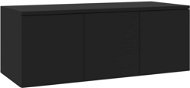 TV stolík čierny 80 × 34 × 30 cm drevotrieska - TV stolík