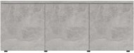 TV stolík betónovo sivý 80 × 34 × 30 cm drevotrieska - TV stolík