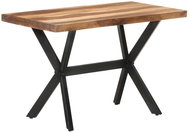 Dining table 120x60x75 cm solid wood look sheesham 321545 - Dining Table