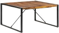 Dining Table 140x140x75 cm Solid Wood Sheesham Surface 321574 - Dining Table