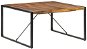 Jedálenský stôl 140 × 140 × 75 cm masívne drevo sheeshamový povrch 321574 - Jedálenský stôl