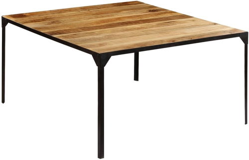 Dining Table 140x140x76cm Solid Mango Wood 246628 - Dining Table - Main image