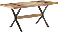 Dining table 160x80x76 cm coarse mango wood 321608 - Dining Table