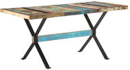 Dining table 160x80x76 cm solid recycled wood 321609 - Dining Table