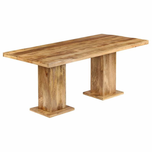 Dining Table 178x90x77cm Solid Mango Wood 246266 - Dining Table - Main image