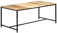 Dining Table 180x90x75 cm Solid Rough Mango Wood 247810 - Dining Table