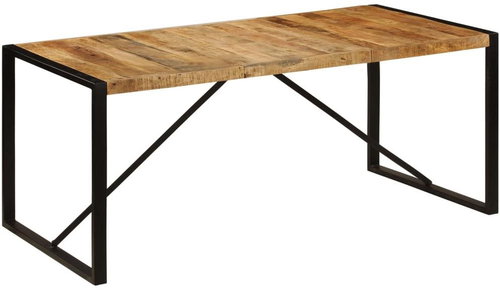 Dining Table 180x90x75 cm Solid Mango Wood 247414 - Dining Table - Main image