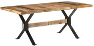 Dining Table 180x90x76cm Rough Mango Wood 321610 - Dining Table