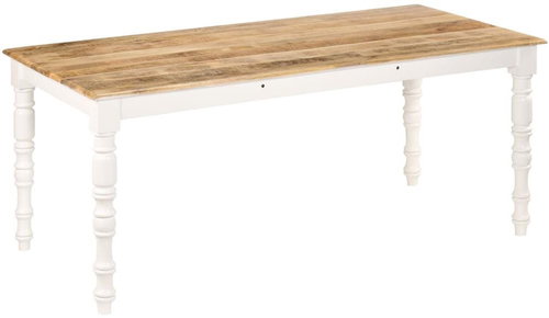 Dining Table 180x90x76cm Solid Mango Wood 246272 - Dining Table - Main image
