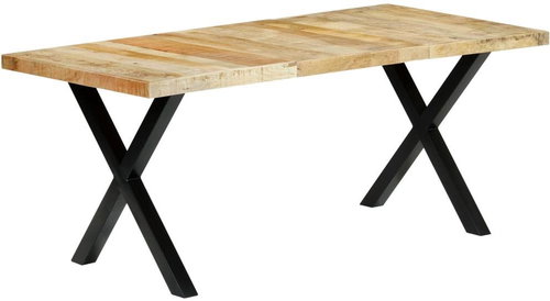 Dining Table 180x90x76cm Solid Mango Wood 283780 - Dining Table - Main image