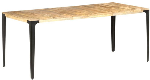 Dining table 180x90x76 cm solid mango wood 286365 - Dining Table - Main image