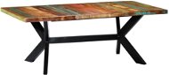 Jedálenský stôl 200 × 100 × 75 cm masívne recyklované drevo 247429 - Jedálenský stôl