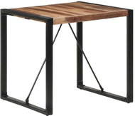 Dining table 80x80x75 cm solid wood sheesham surface 321602 - Dining Table