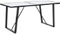 Dining table white 160x80x75 cm tempered glass 281553 - Dining Table