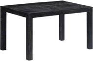 Dining Table Black 140x80x76cm Solid Mango Wood 247990 - Dining Table