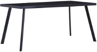Dining table black 180x90x75 cm tempered glass 281875 - Dining Table