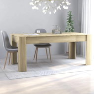 Dining table sonoma oak 180x90x76 cm chipboard 801304 - Dining Table