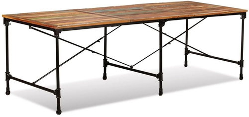 Dining Table, Solid Recycled Wood 240cm 243994 - Dining Table - Main image