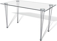 Dining table with transparent glass top 241487 - Dining Table