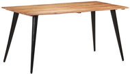 Dining table with live edge 160x80x75 cm solid acacia 320254 - Dining Table