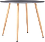 Jedálenský stôl sivý a dubový 90 x 73,5 cm MDF 248312 - Jedálenský stôl