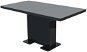 Rozkladací jedálenský stôl s vysokým leskom čierny 243549 - Jedálenský stôl