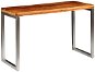 Jedálenský/kancelársky stôl masívny sheesham a oceľové nohy - Jedálenský stôl