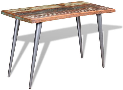 Dining table solid recycled wood 120x60x76 cm - Dining Table - Main image