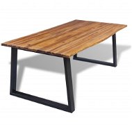 Jedálenský stôl z masívneho akáciového dreva 200 × 90 cm - Jedálenský stôl
