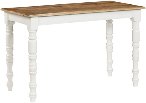 Dining table 120x60x76 cm solid mango wood - Dining Table - Main image