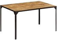 Dining table 140x80x76 cm solid mango wood - Dining Table