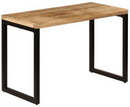 Dining Table 115x55x76cm Solid Mango and Steel - Dining Table