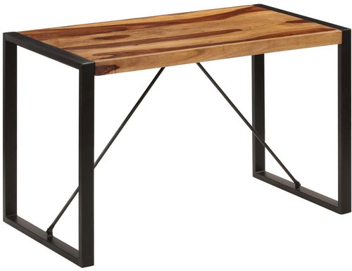 Dining table 120x60x76 cm solid sheesham wood - Dining Table - Main image